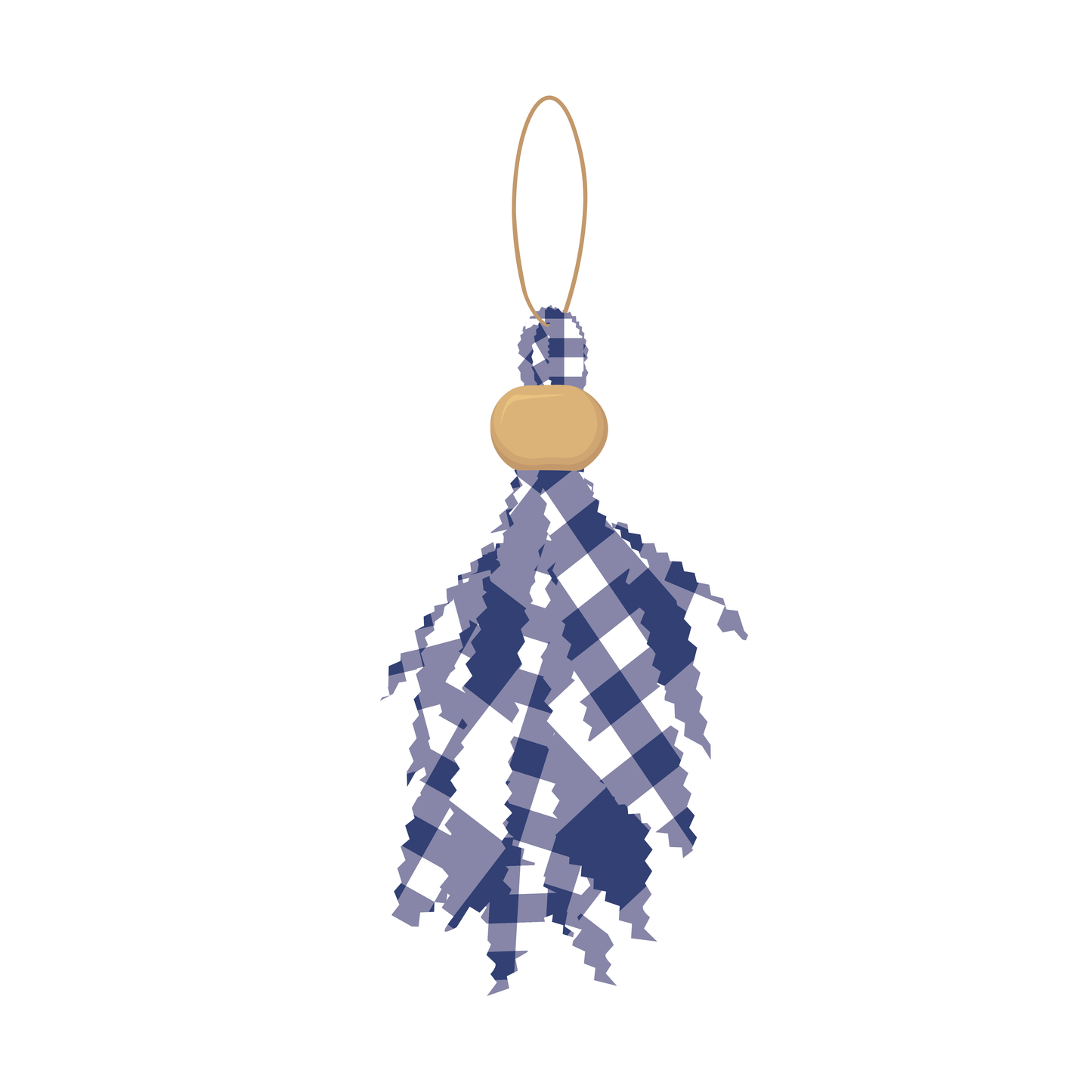Navy Tailgate Tassel