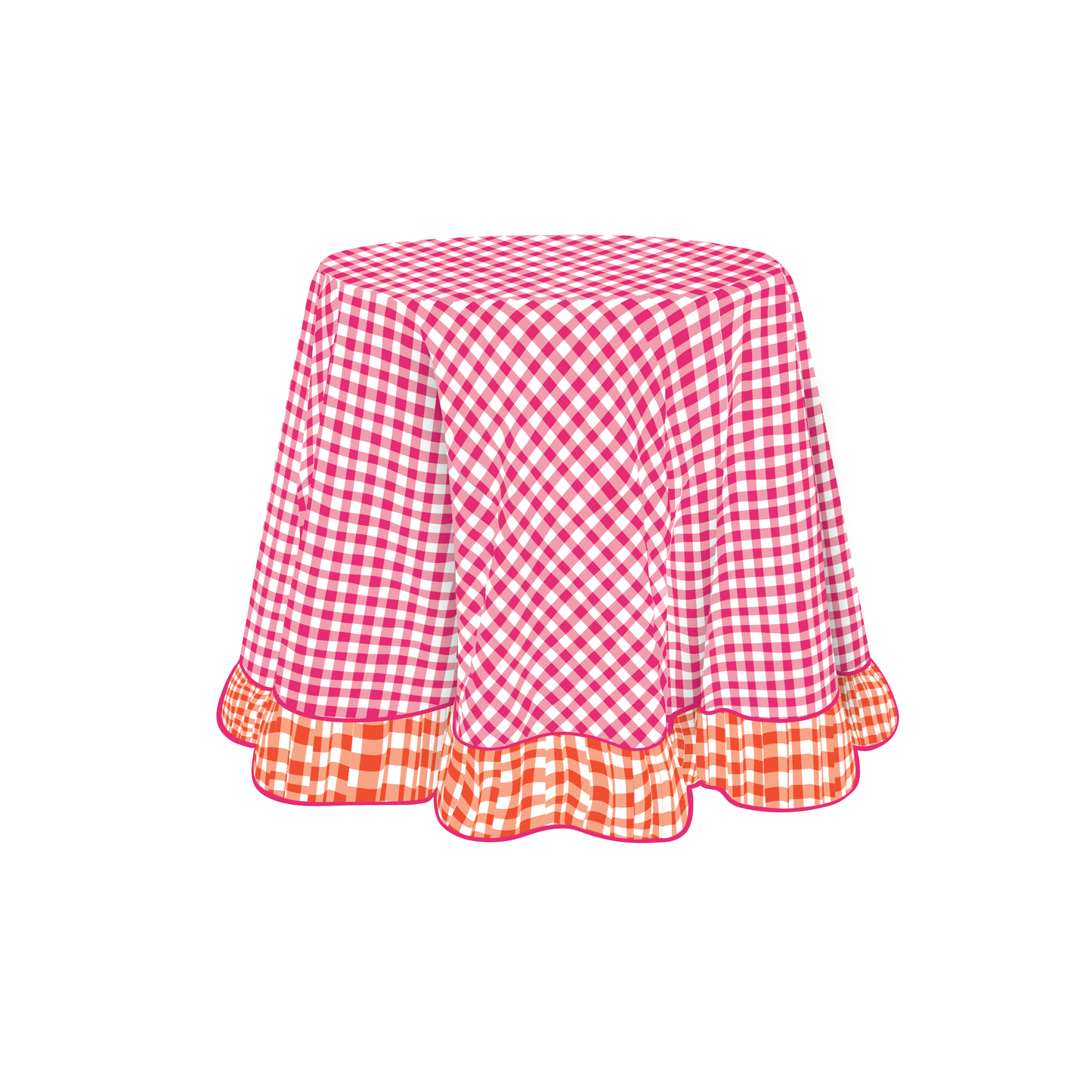 The Elaine in Hot Pink & Orange