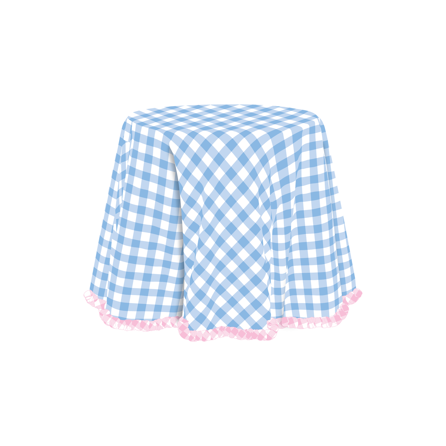 The Lily in Cornflower & Pink
