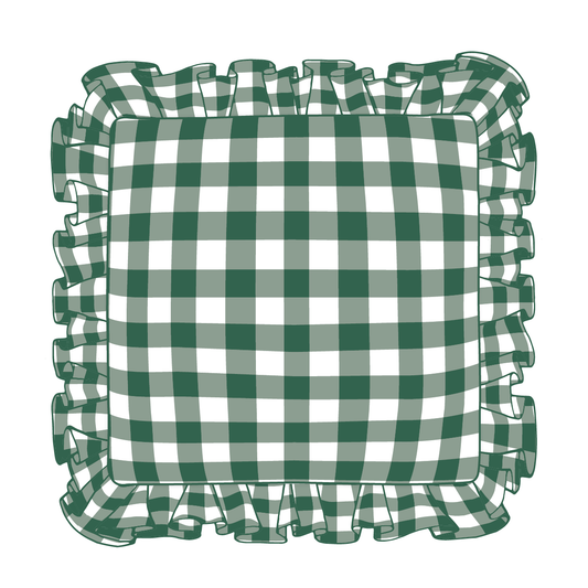 Hunter Ruffle Pillow