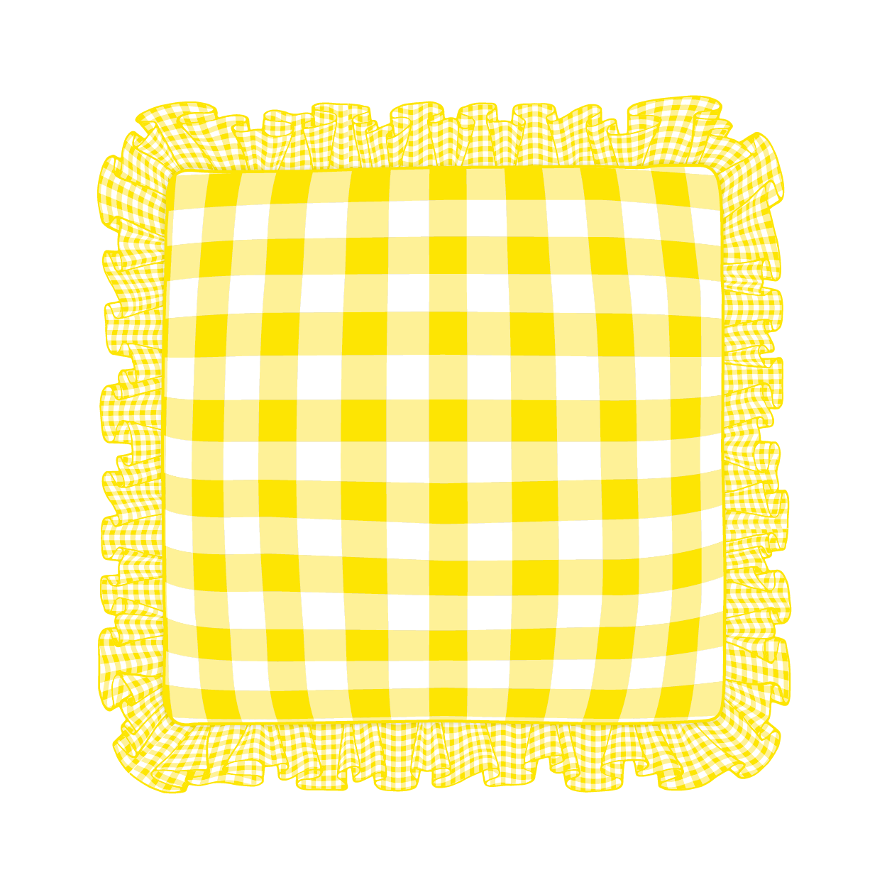 Sunflower Ruffle Pillow