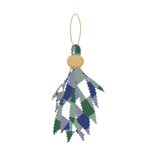 Navy & Hunter Tailgate Tassel