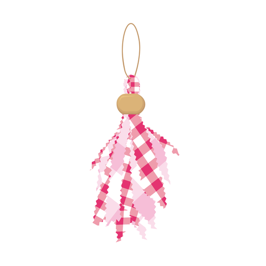 Hot Pink & Light Pink Tailgate Tassel