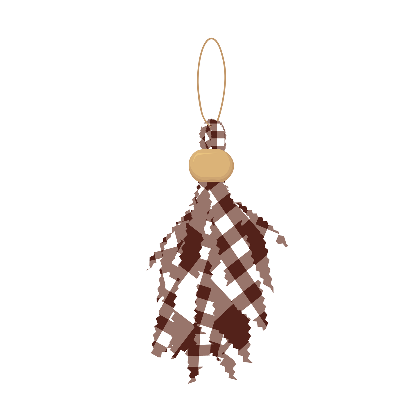 Brown Tailgate Tassel