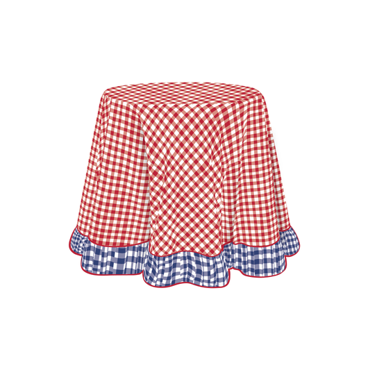 The Elaine in Red & Navy