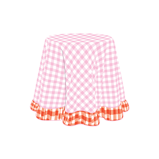 The Elaine in Light Pink & Orange