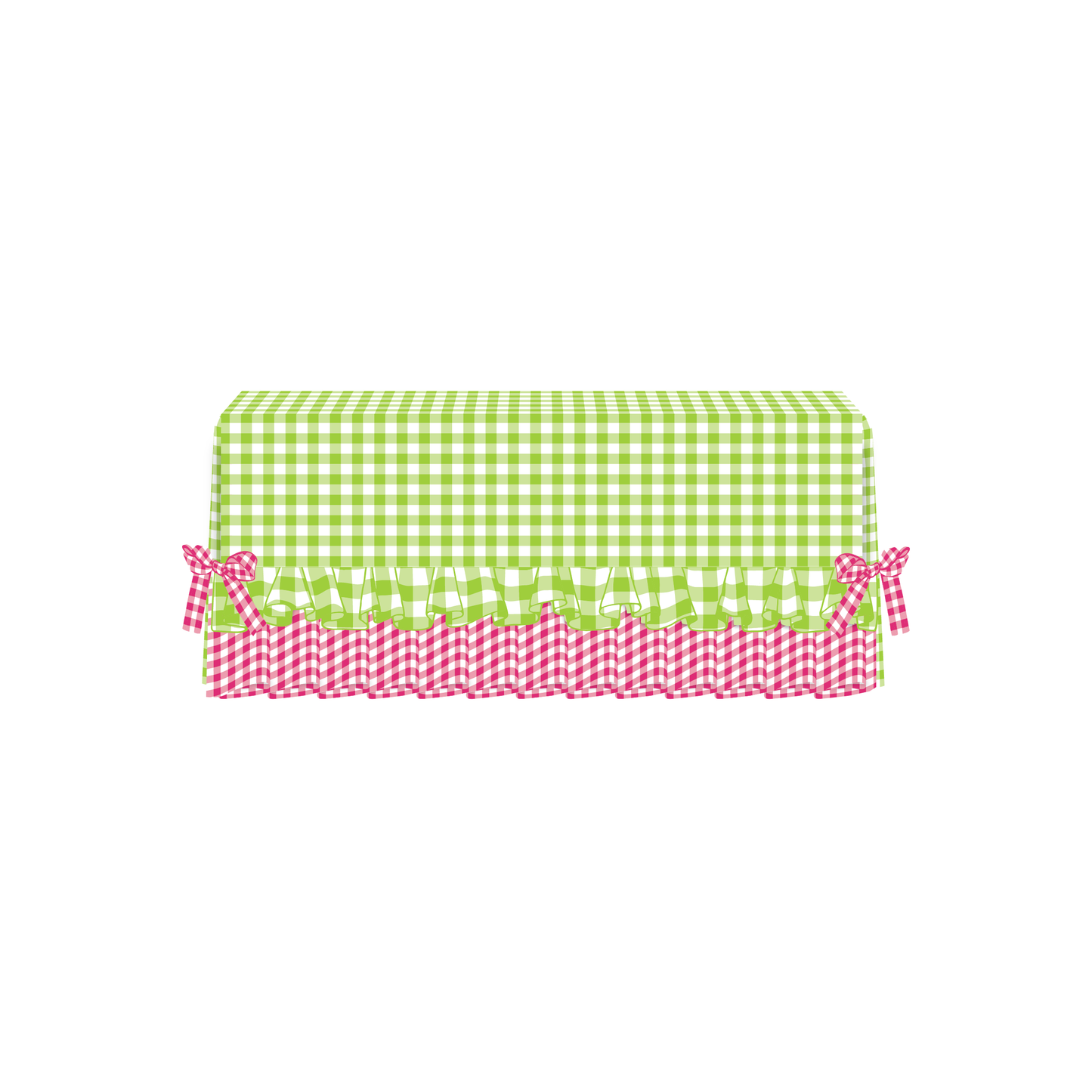 The Emma in Apple Green & Hot Pink
