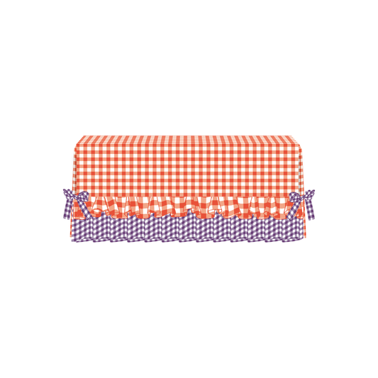The Emma in Orange & Deep Lavender