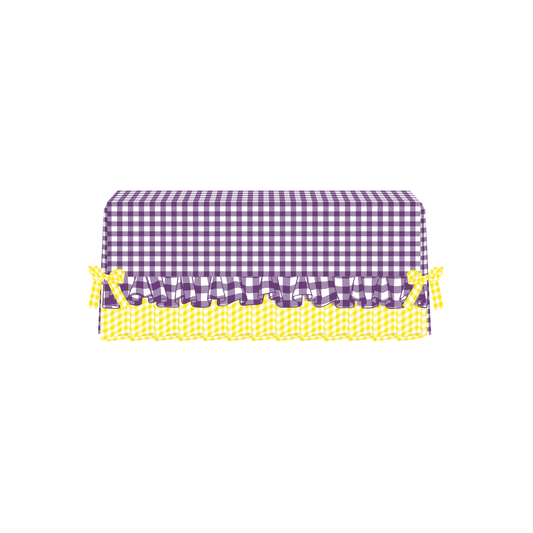 The Emma in Deep Lavender & Yellow