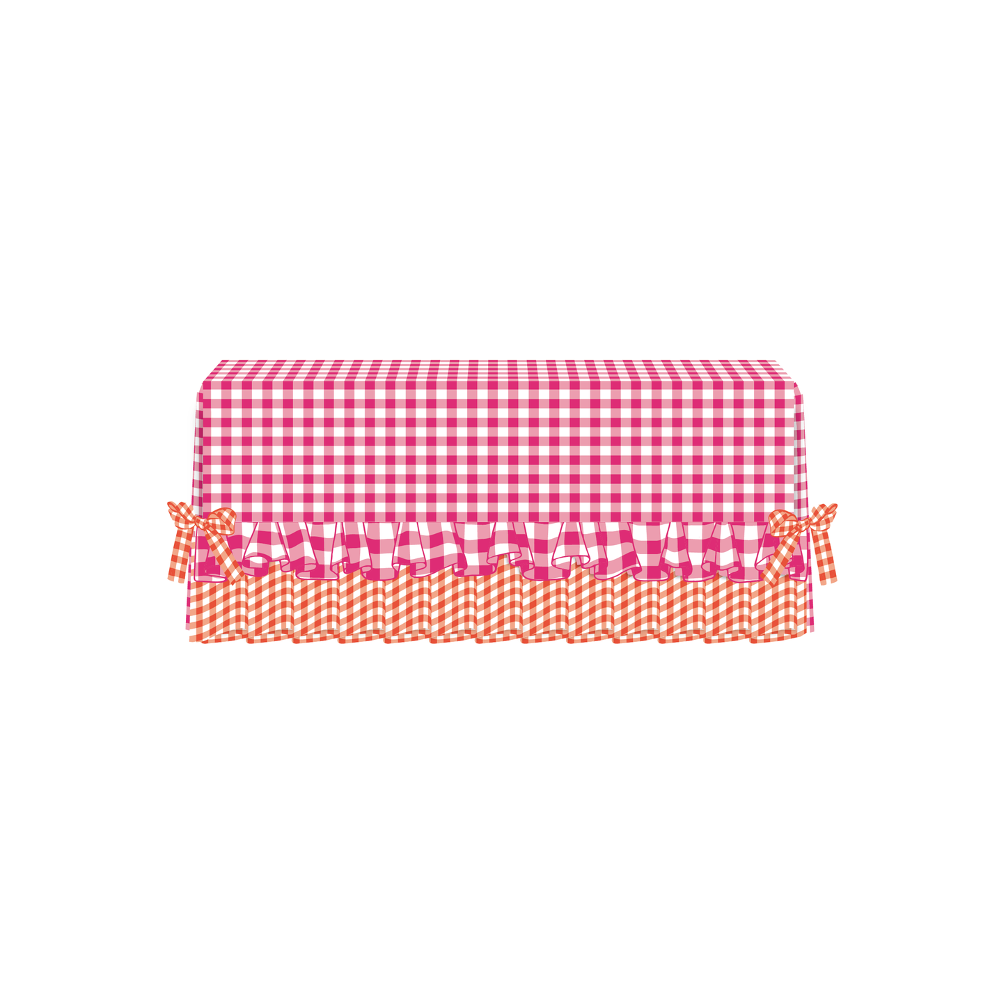 The Emma in Hot Pink & Orange