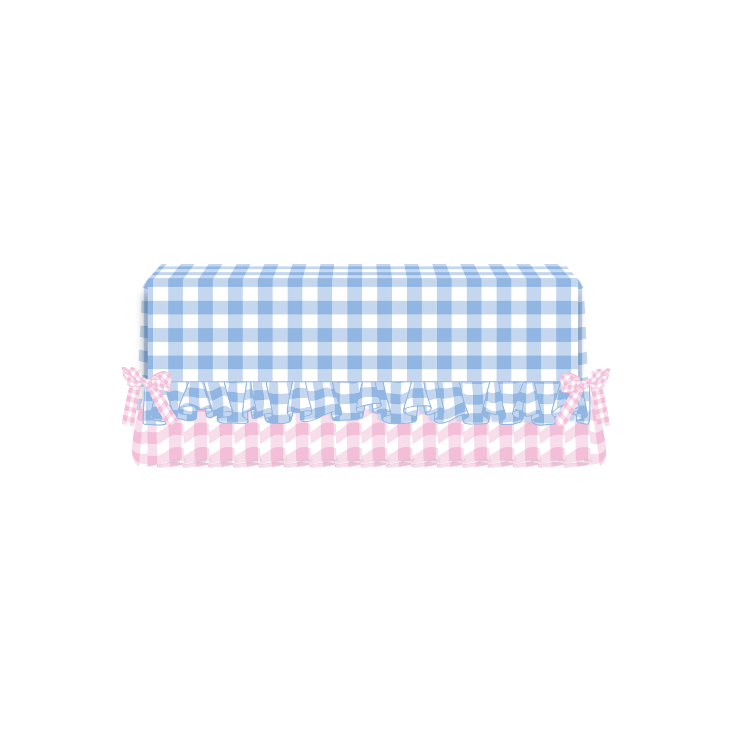 The Emma in Cornflower & Light Pink