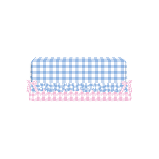 The Emma in Cornflower & Light Pink