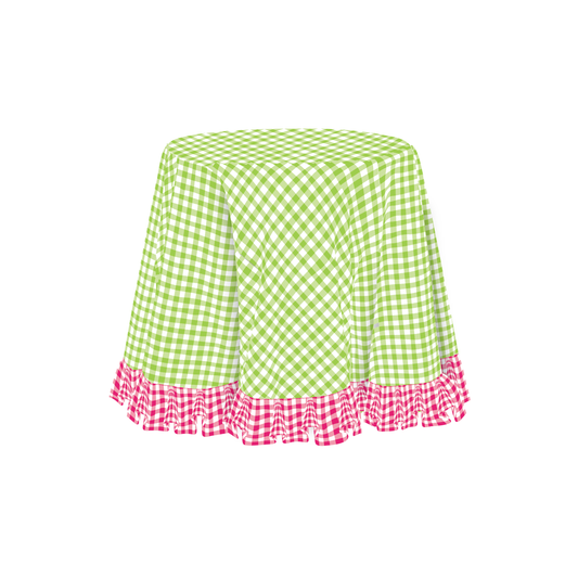 The Kate in Apple Green & Hot Pink
