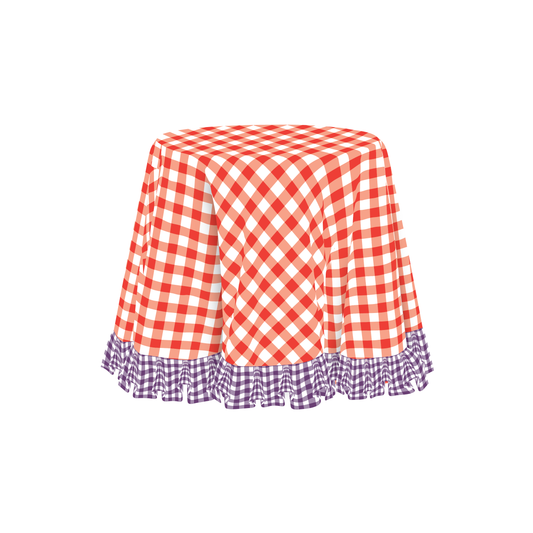 The Kate in Orange & Deep Lavender
