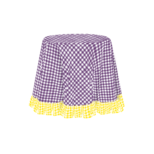 The Kate in Deep Lavender & Yellow