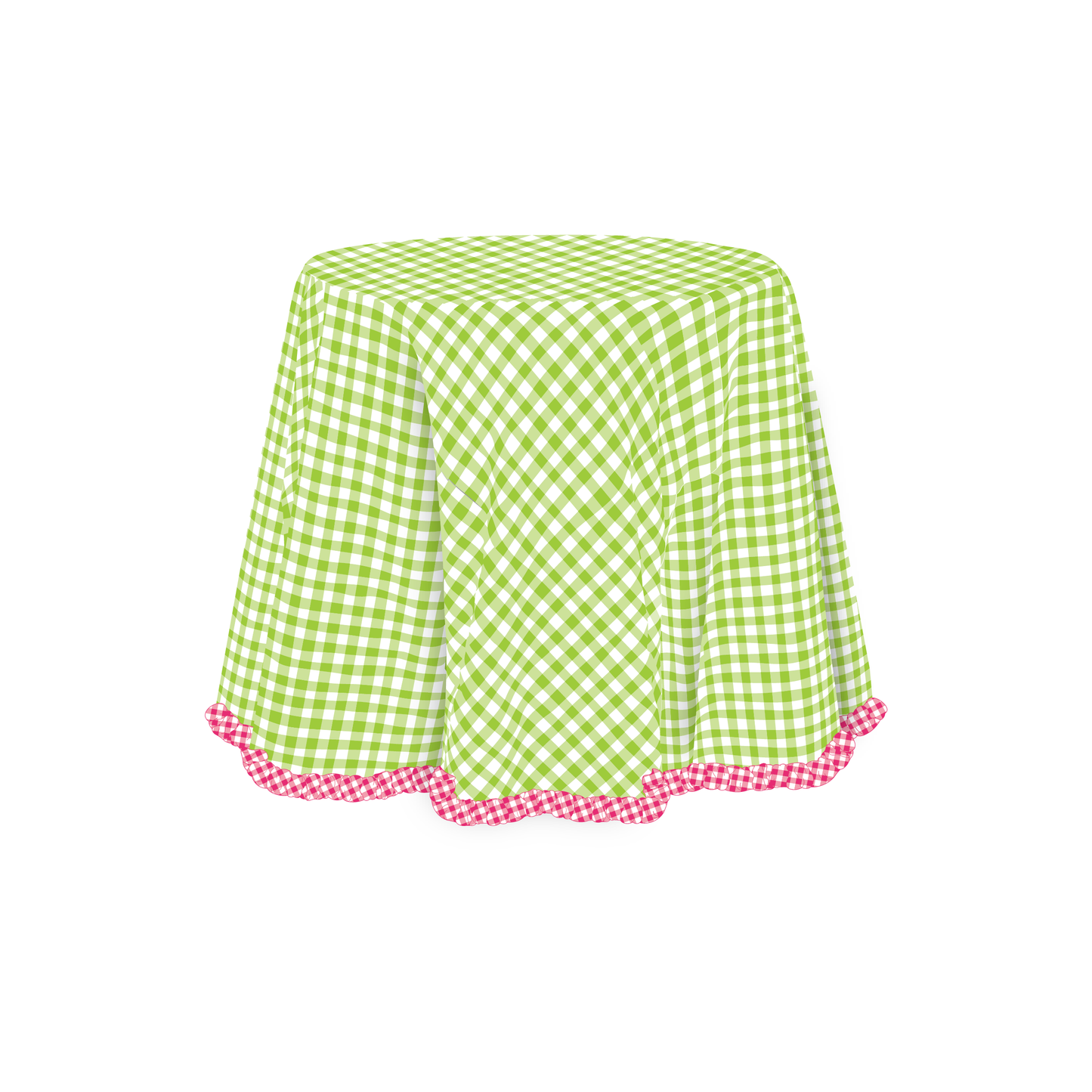 The Lily in Apple Green & Hot Pink