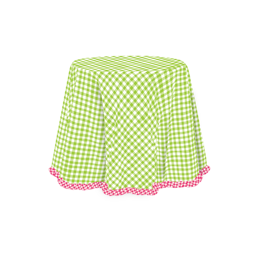 The Lily in Apple Green & Hot Pink