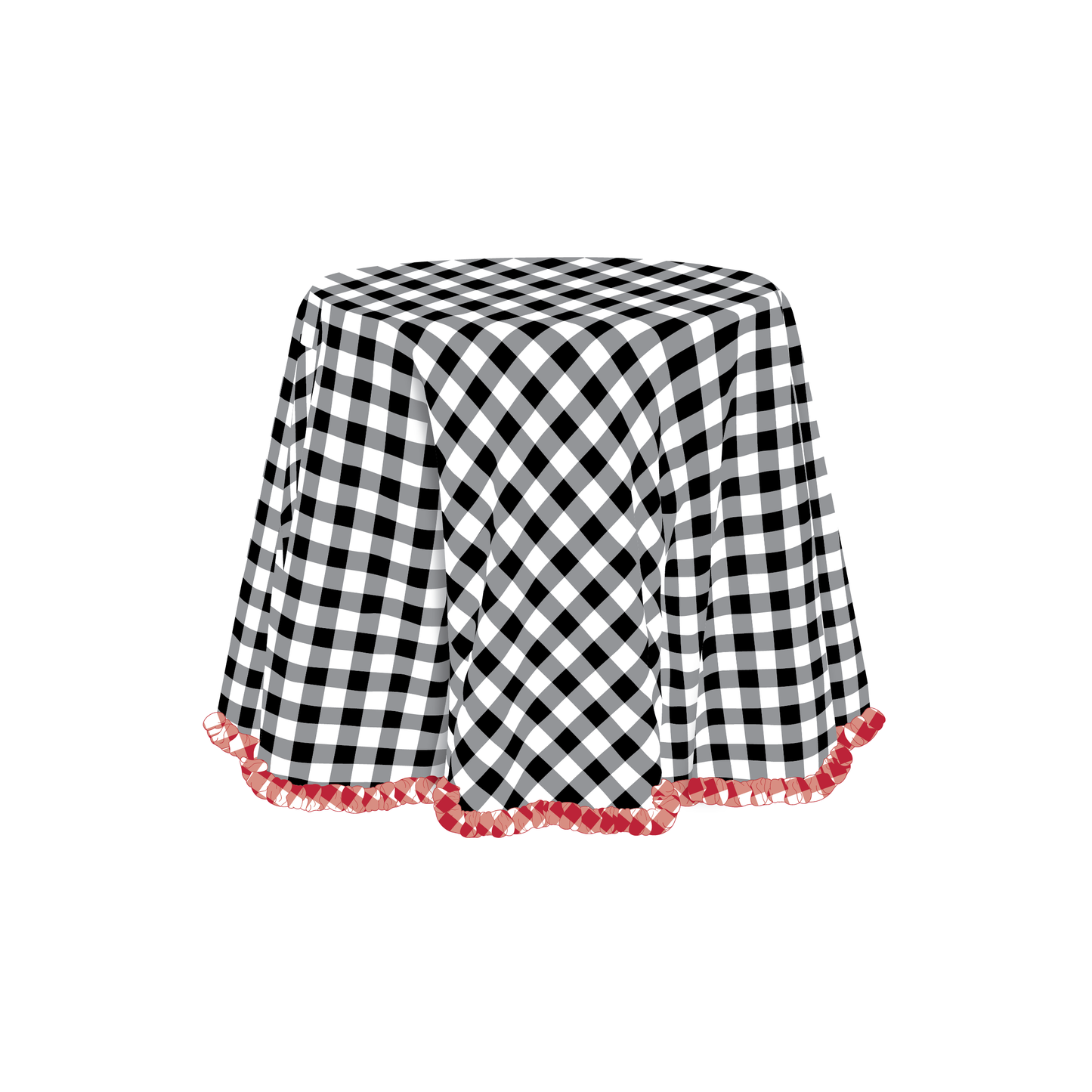 The Lily in Black & Red