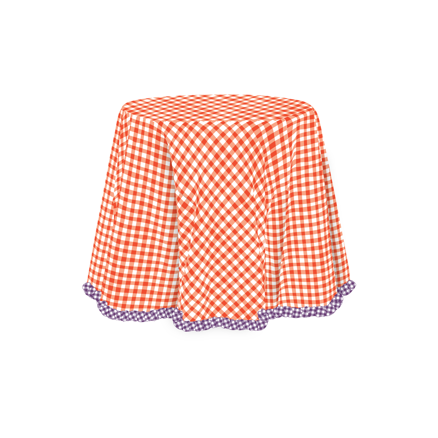 The Lily in Orange & Deep Lavender