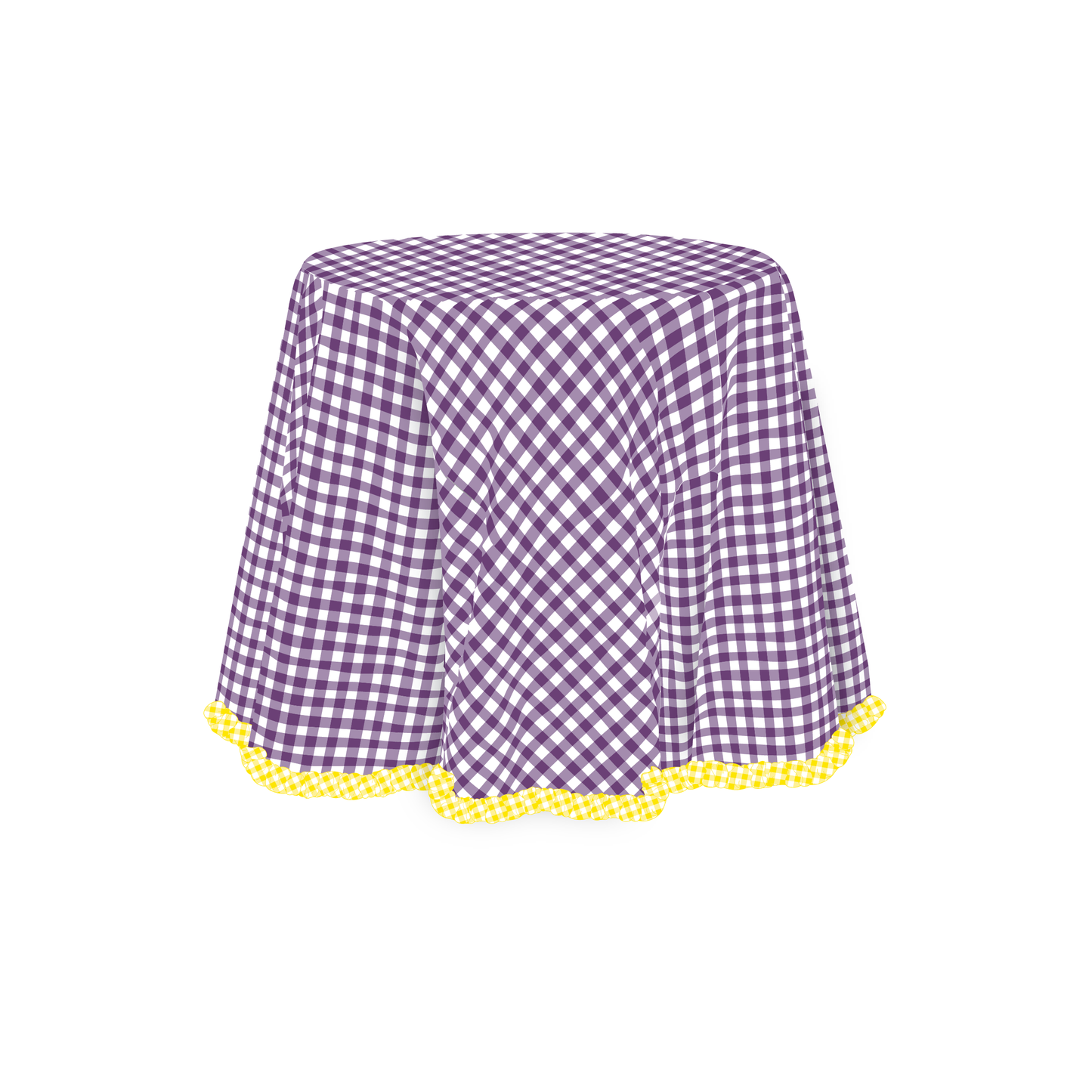 The Lily in Deep Lavender & Yellow
