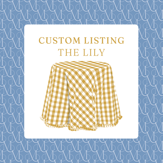 The Lily - Custom Fabric Selection