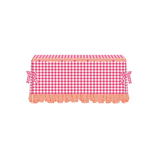 The Lydia in Hot Pink & Orange