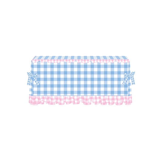 The Lydia in Cornflower & Light Pink